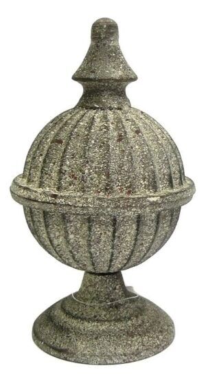 Sandringham Antique Pot W/Lid 12 x 12 x 16cm