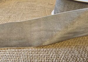 Velvet Ribbon 50mm x 10mtrs Grey