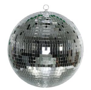 Silver Disco Bauble 30cm