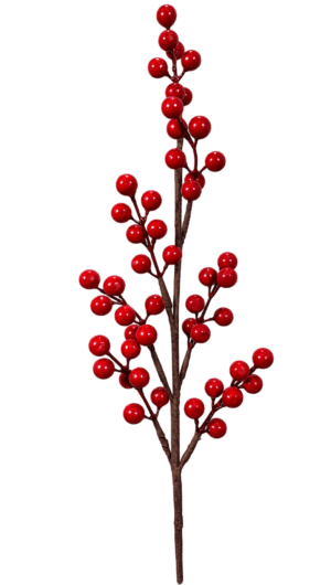 58cm Single Berry Stem